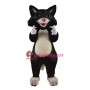 Happy Black Cat Mascot Costume