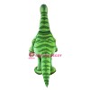 Happy Green Dinosaur Mascot Costume