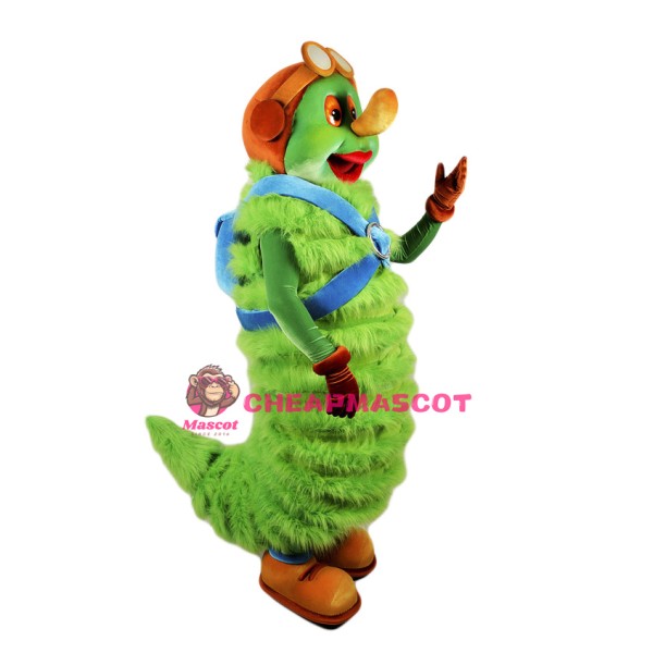 Green Caterpillar Mascot Costume