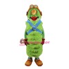 Green Caterpillar Mascot Costume