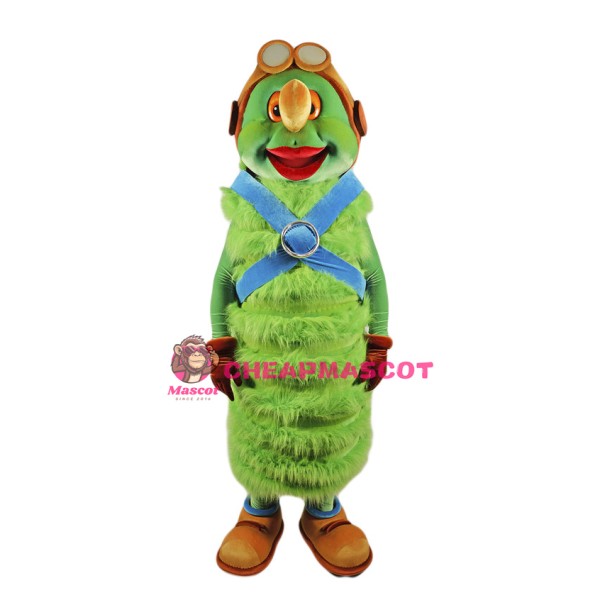 Green Caterpillar Mascot Costume