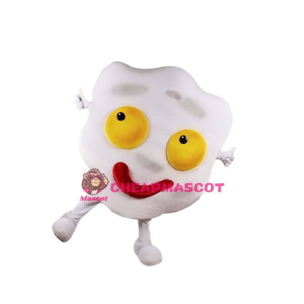 Fried Egg Mascot Costume