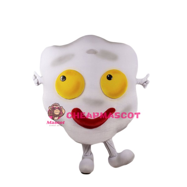 Fried Egg Mascot Costume
