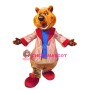 Smiling Lightweight Bear Mascot Costume