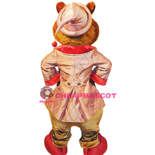Smiling Lightweight Bear Mascot Costume