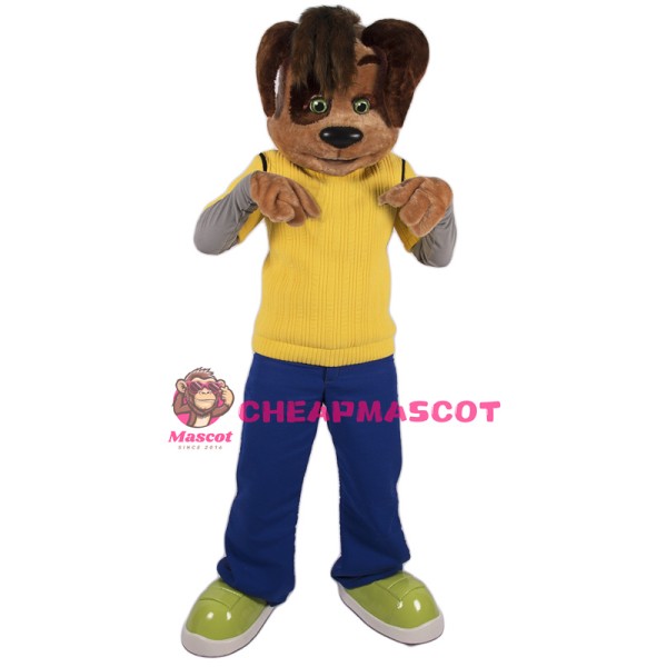 College Puppy Dog Mascot Costume