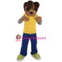 College Puppy Dog Mascot Costume