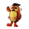 Learned Owl Mascot Costume