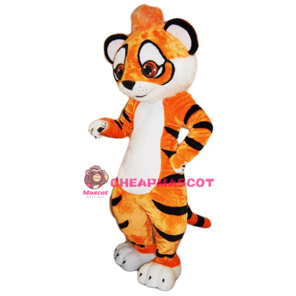 Cute Amur Tiger Mascot Costume