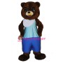 Footballer Bear Mascot Costume