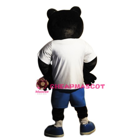 Cute Sport Brown Bear Mascot Costume