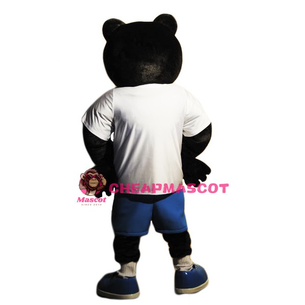 Cute Sport Brown Bear Mascot Costume