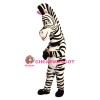 Happy Lightweight Zebra Mascot Costume