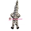 Happy Lightweight Zebra Mascot Costume