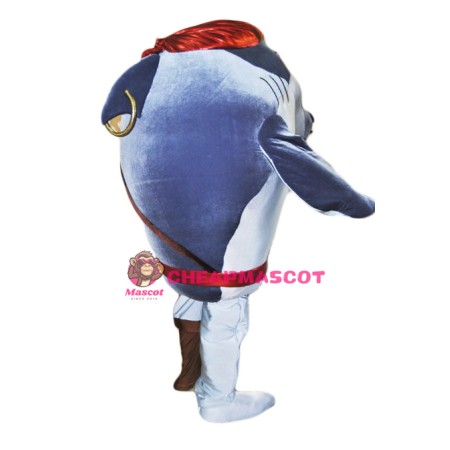 Pirate Shark Mascot Costume