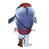 Pirate Shark Mascot Costume