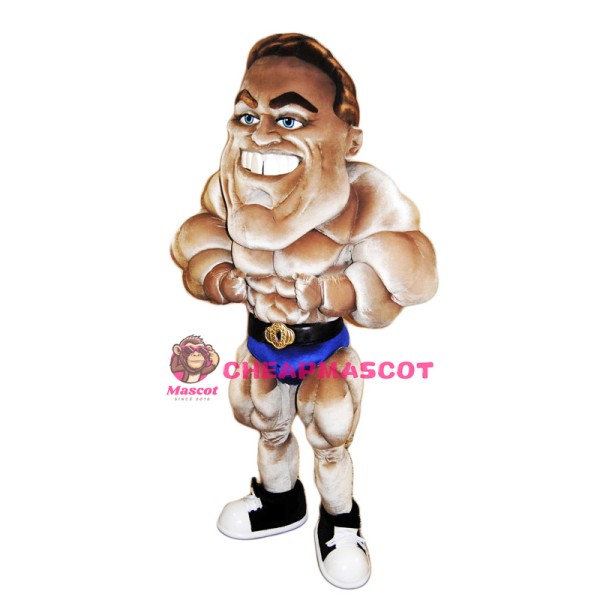 Bodybuilder Mascot Costume