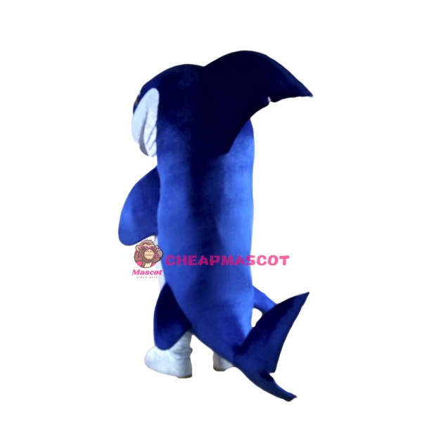 Professional Quality Blue Shark Mascot Costume