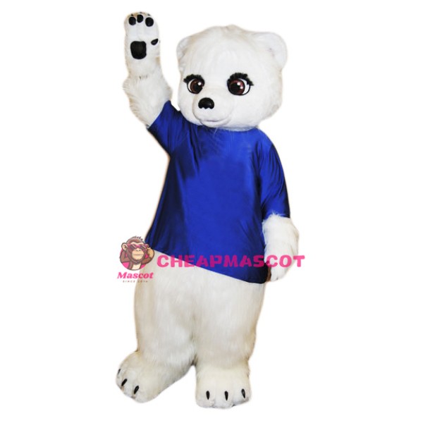Little Cute Polar bear Mascot Costume