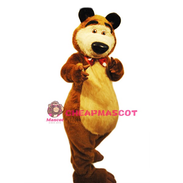 Super Cute Furry Bear Mascot Costume