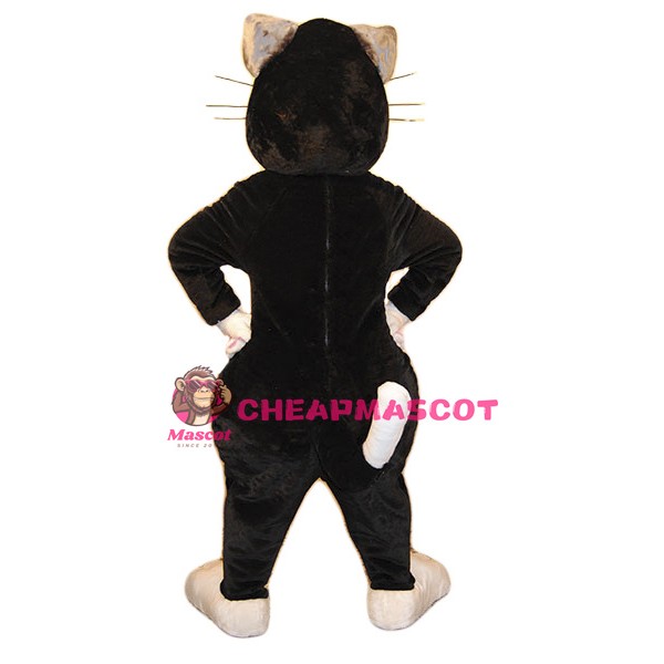 Funny Black Cat Mascot Costume