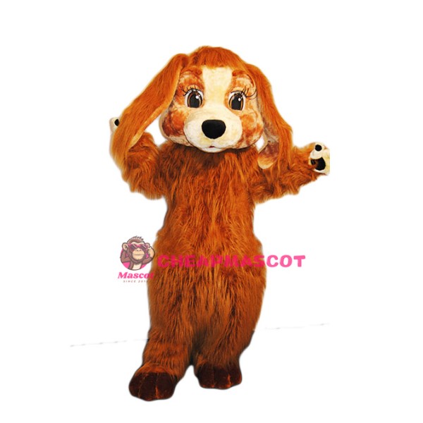 Super Cute Furry Dog Mascot Costume