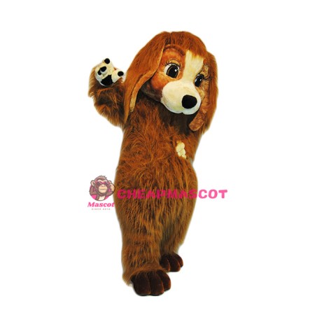 Super Cute Furry Dog Mascot Costume