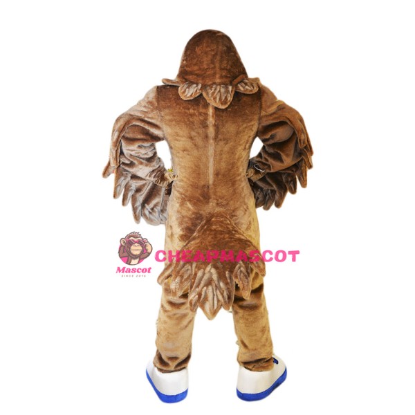 Fierce Brown Eagle Mascot Costume