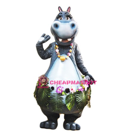 Beautiful Hippopotamus Mascot Costume