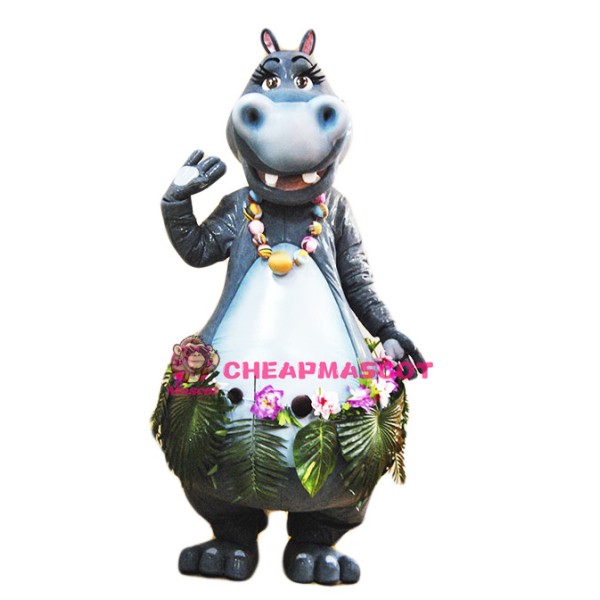 Beautiful Hippopotamus Mascot Costume