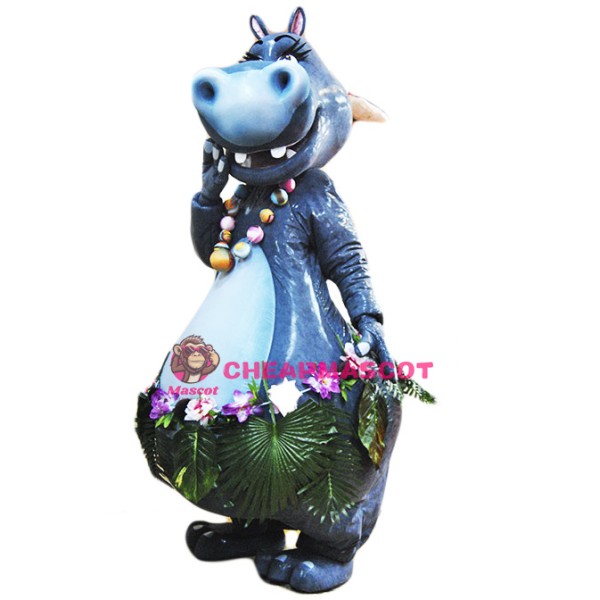 Beautiful Hippopotamus Mascot Costume