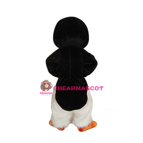 Cute Furry Penguin Mascot Costume