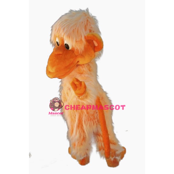 Orange Monkey Mascot Costume