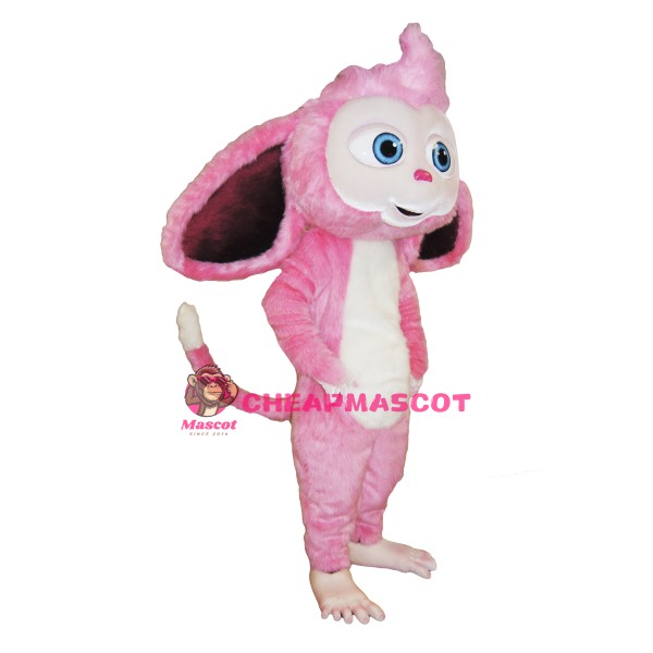 Pink Monkey Mascot Costume