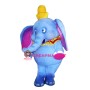 Super Cute Blue Elephant Mascot Costume