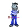 Grey Wolf Mascot Costume