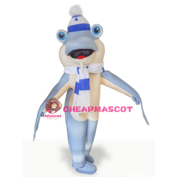 Super Cute Shark Mascot Costume