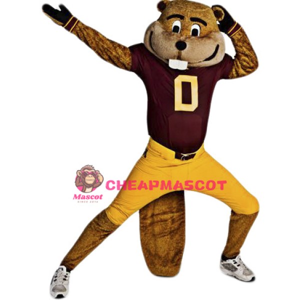 Sport Beaver Mascot Costume