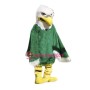 Green Eagle Mascot Costume
