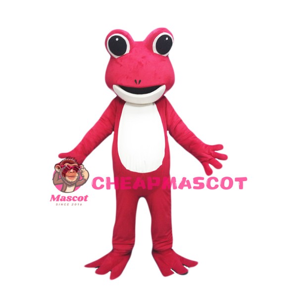 Red Lightweight Frog Mascot Costume