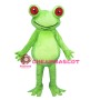 Smiling Lightweight Frog Mascot Costume