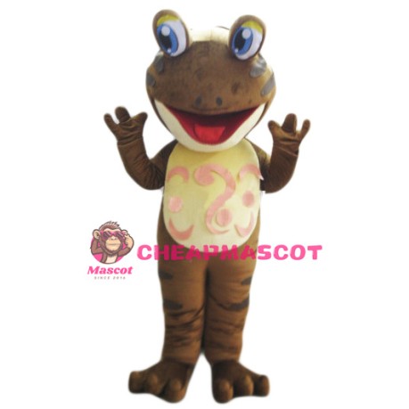 Brown Lightweight Frog Mascot Costume