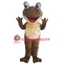 Brown Lightweight Frog Mascot Costume
