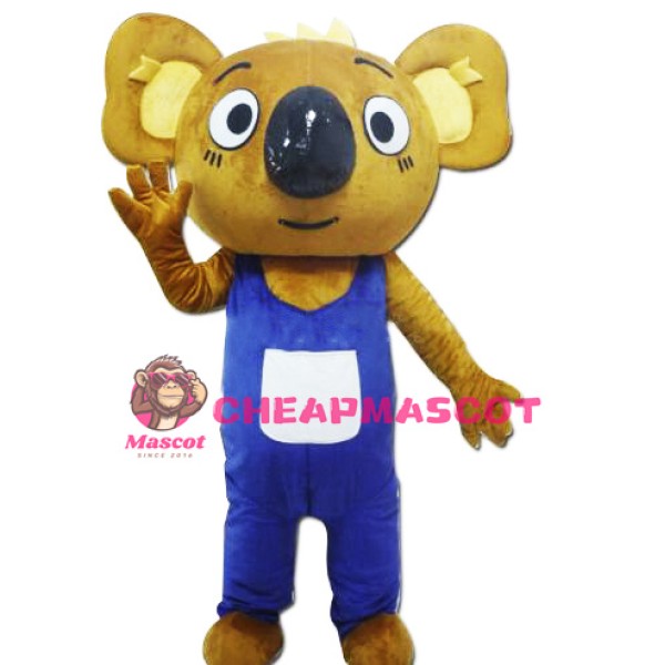 Cute Brown Koala Mascot Costume