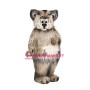 Grey Furry Cat Mascot Costume