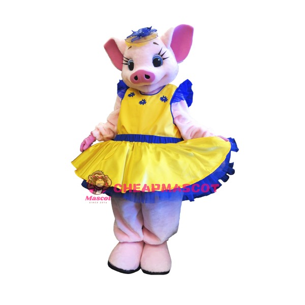 Fashion Pig Mascot Costume