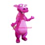 Pink Dragon Mascot Costume