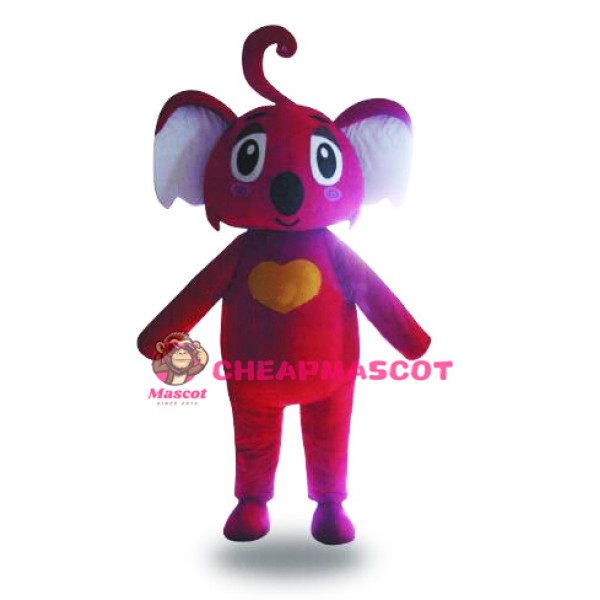 Red Koala Mascot Costume
