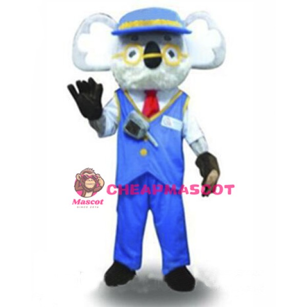 Traffic Police Koala Mascot Costume