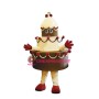 Birthday Cake Mascot Costume